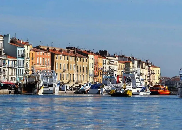 Studio Climatise Avec Terrasse, Vue Mer Et Parking Prive - Fr-1-472A-140 Sète